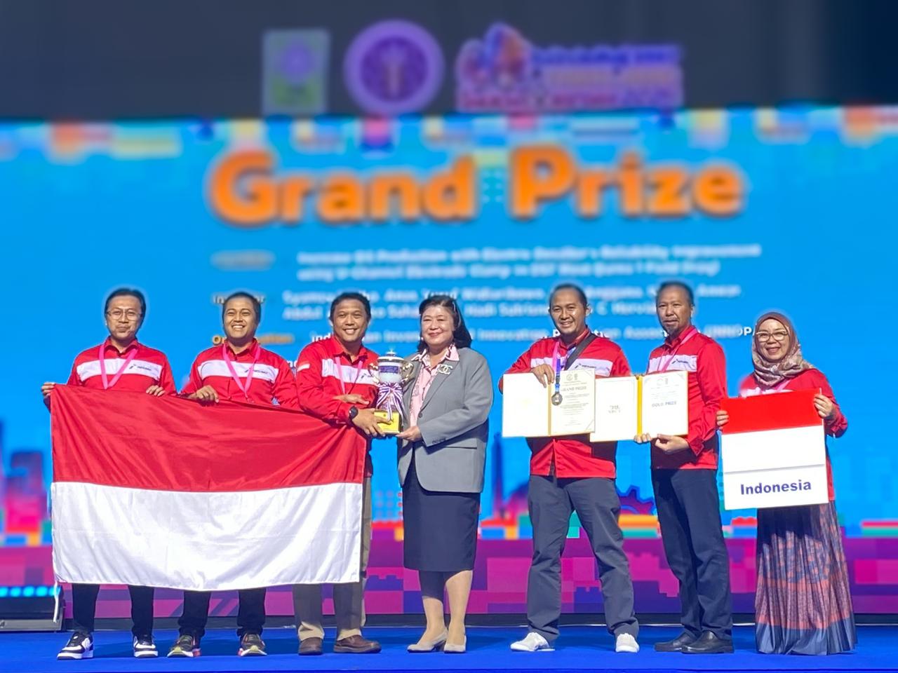 Semangat Meningkatkan Produksi Minyak, Tim PC Prove BPS PIEP Memenangkan Kompetisi Inovasi di IPITEX Thailand